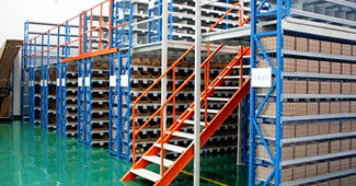 閣樓式貨架定制 浙江報喜鳥服飾相信勝通貨架