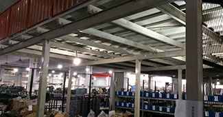 2016年，這已經是第六次定制鋼平臺托盤貨架了....