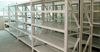中型貨架，入駐海圣醫(yī)療器械倉(cāng)庫(kù)