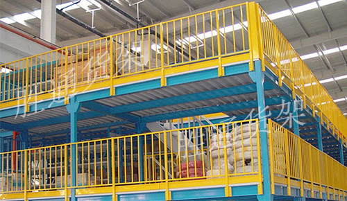 杭州泰伏廣告鋼平臺倉儲設備正式投入使用