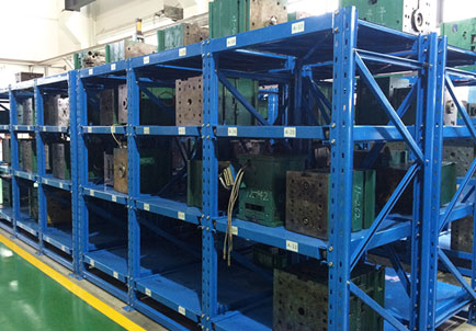 勝通模具貨架抽屜有效改善浙江某機(jī)械企業(yè)倉儲亂象