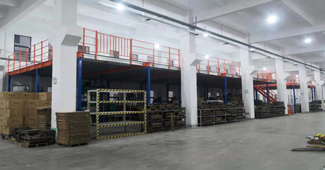 勝通鋼平臺(tái)入駐浙江世紀(jì)豪門家居倉庫，提升30%+的倉儲(chǔ)使用率