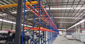 倉庫里換上勝通重型貨架，浙江閩鋒化學(xué)有限公司可算是放心了！