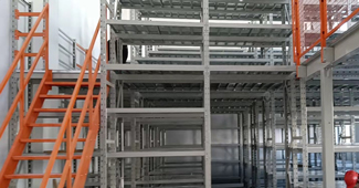 勝通閣樓貨架幫助蘭溪新奧華紡織提升倉儲性能，效果真的棒！