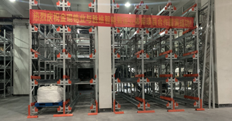 一款穿梭式貨架，讓浙江金琨鋯業(yè)有限公司的倉庫“脫胎換骨”！
