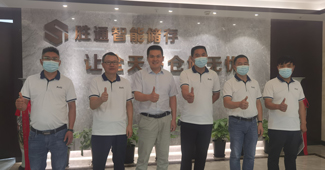 熱烈慶?；鶄バ蓍e用品有限公司前來勝通考察，并成功簽單鋼平臺3座！