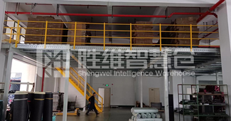 一款空間利用好，承重強(qiáng)的鋼平臺，大大提升箱包制造企業(yè)的倉儲利用率