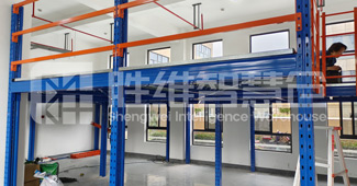 在定制了一款鋼平臺(tái)后，浙江某企業(yè)快速解決了倉(cāng)庫(kù)存儲(chǔ)難題