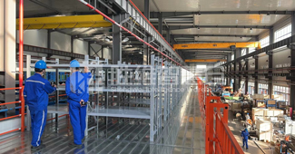 選對了倉庫閣樓式貨架，這家工程建設(shè)企業(yè)的倉儲如虎添翼！