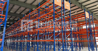 醫(yī)用材料企業(yè)選勝維智慧倉(cāng)的重型貨架，空間大效率高很實(shí)用！