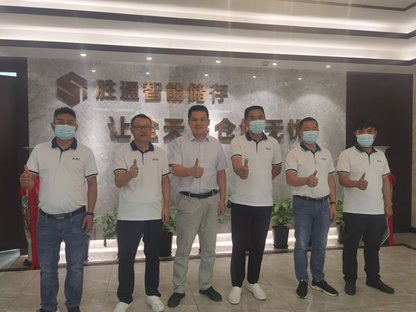 熱烈慶?；鶄バ蓍e用品有限公司前來勝通考察，并成功簽單鋼平臺3座！